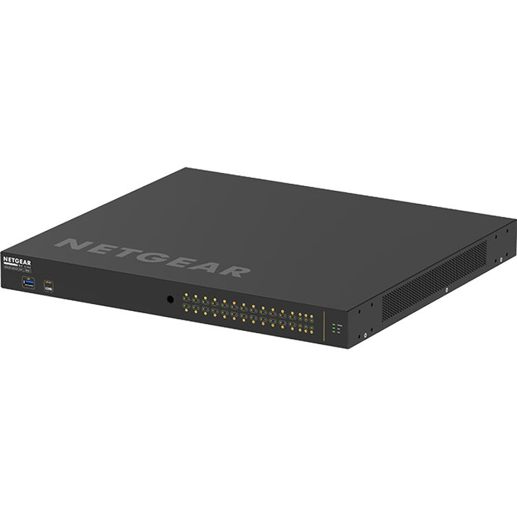 Netgear M4250 GSM4230PX-100NAS 26-port managed PoE+ switch for AV and enterprise edge — view 3