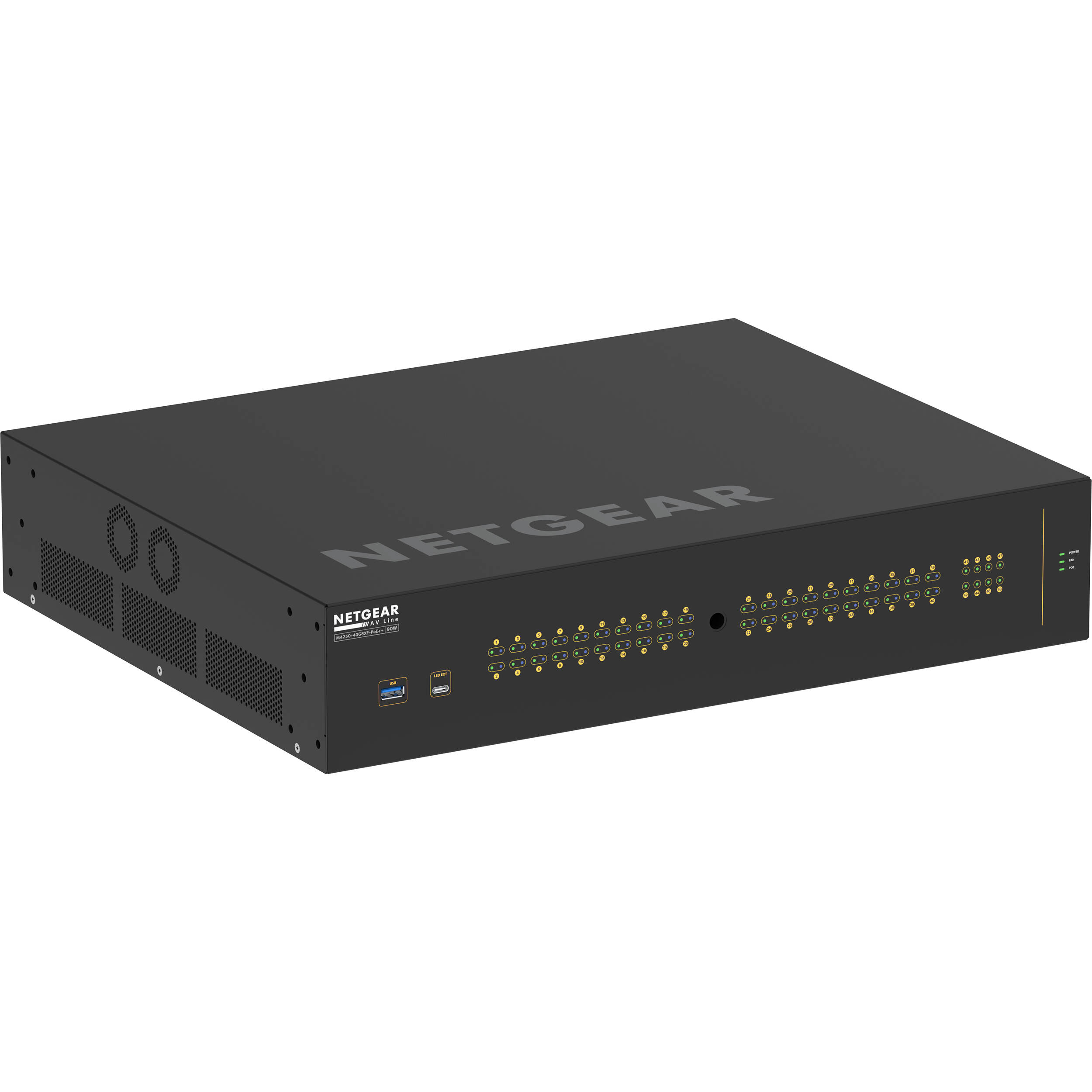 Netgear GSM4248UX-100NAS M4250 40G8XF PoE++ Managed Switch | 40G, Enterprise