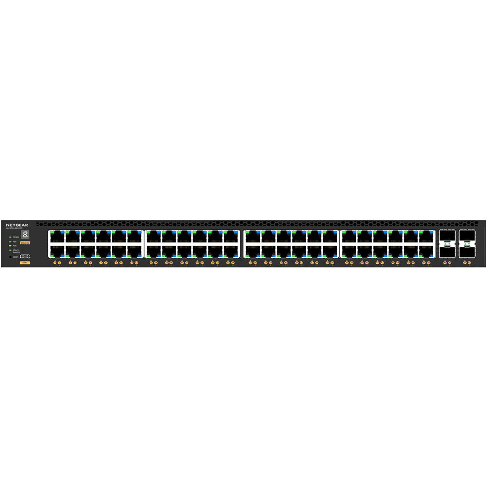 Netgear M4350-48G4XF managed data center switch with 48 ports and 4 SFP+ uplinks — view 8