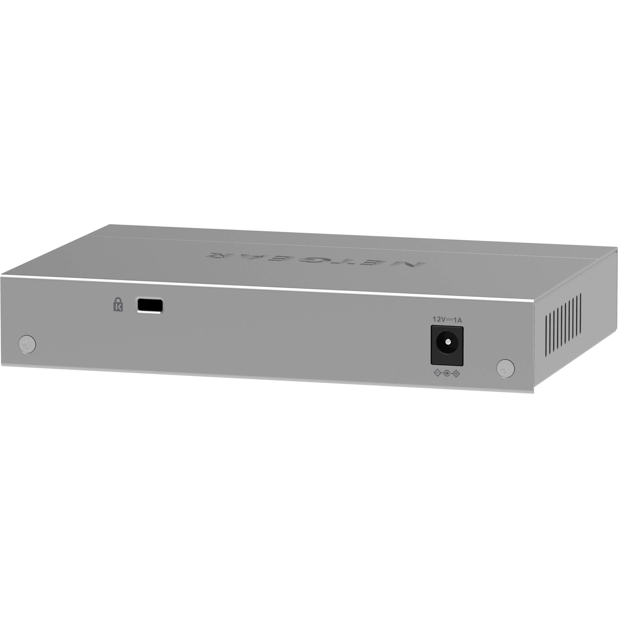 NETGEAR MS105-100NAS 5-port 2.5G unmanaged switch in metal desktop or wall-mount design — view 3
