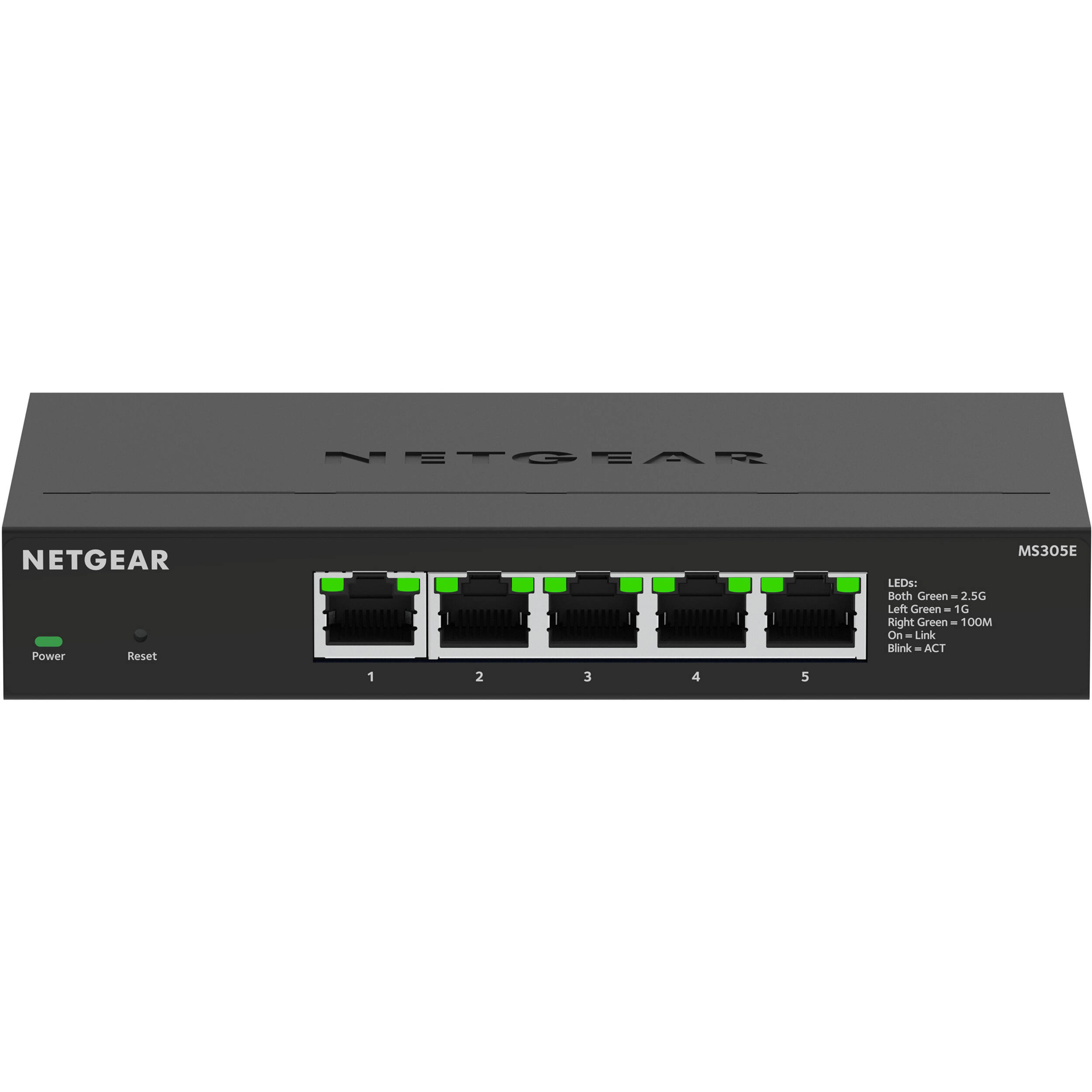 NETGEAR MS305E 5-port multi-gig unmanaged switch for compact edge connectivity — view 2