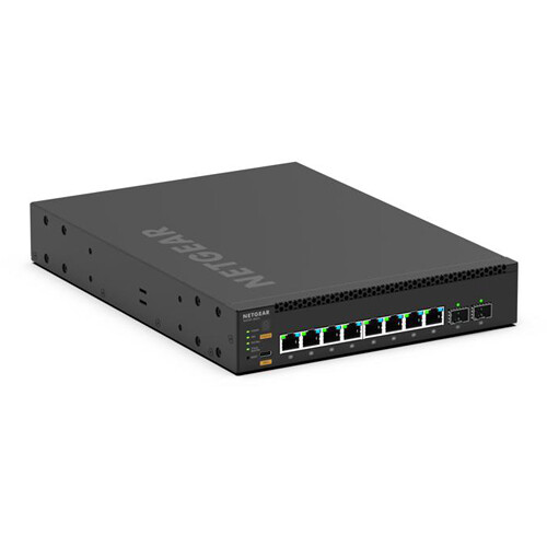 Netgear M4350-8M2V managed switch with 8 10GbE ports for Layer 2 enterprise networking — view 2
