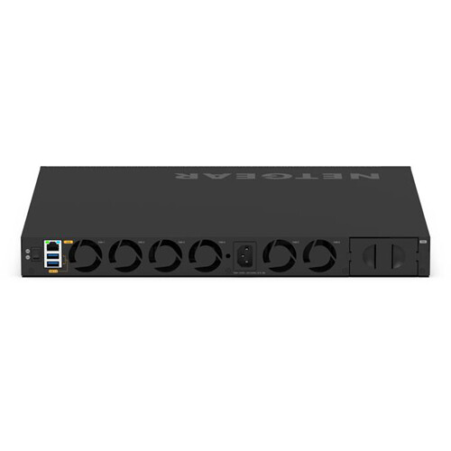 Netgear M4350-24F4X managed switch with 24 Gigabit Ethernet ports and 4 SFP+ uplinks — view 5