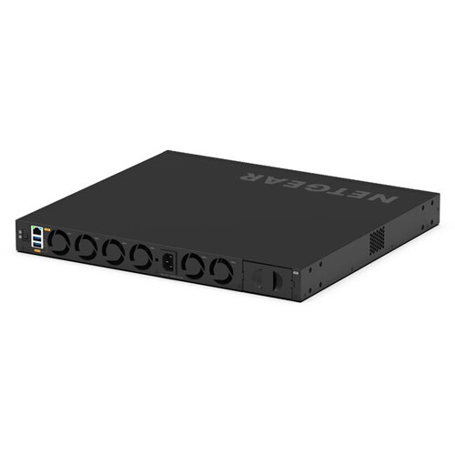 Netgear M4350-24F4X managed switch with 24 Gigabit Ethernet ports and 4 SFP+ uplinks — view 6