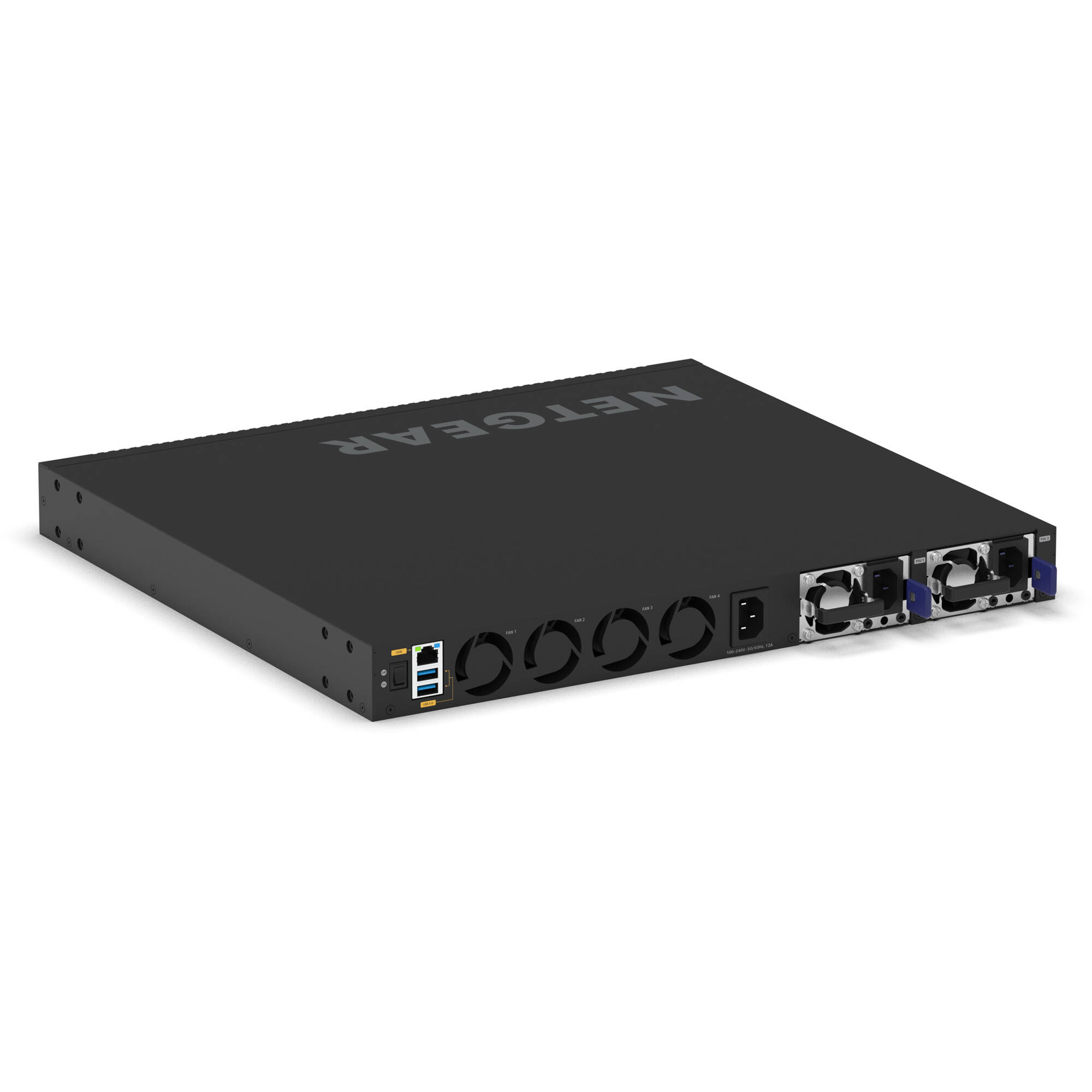 Netgear M4350-44M4X4V managed 25GbE data center switch with 44 ports and 4 SFP28 uplinks — view 4