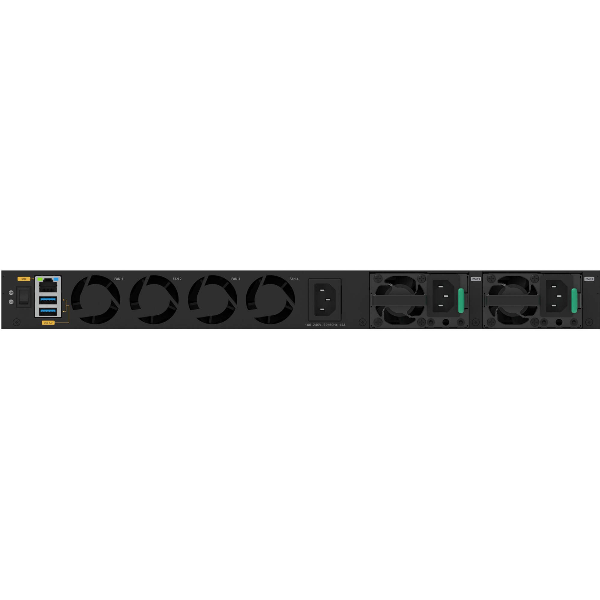 Netgear M4350-44M4X4V managed 25GbE data center switch with 44 ports and 4 SFP28 uplinks — view 8