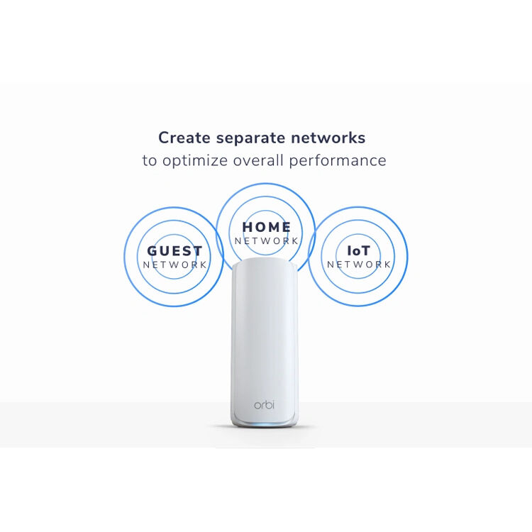Netgear ORBI7 TB WiFi 7 2-pack mesh bundle with tri-band whole-home coverage — view 12