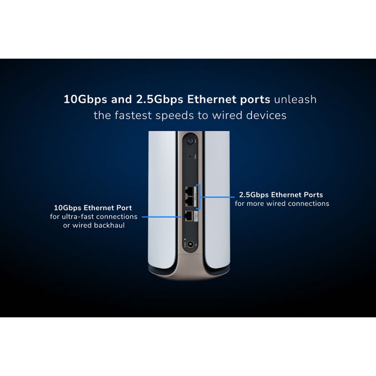 Netgear ORBI9 QB WiFi 7 satellite mesh node for expanding whole-home wireless coverage — view 5