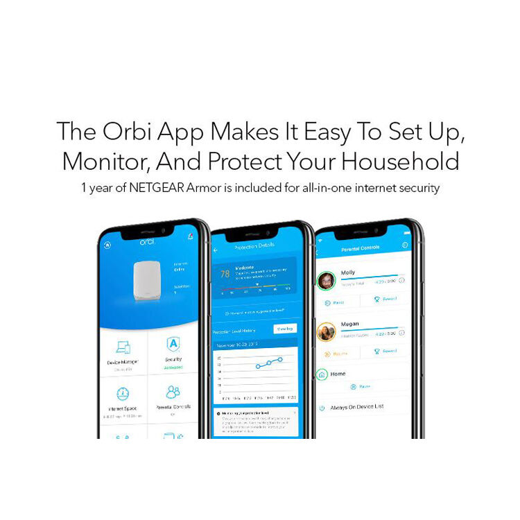 Orbi 2-pack bundle with 1 year of Armor security — view 10