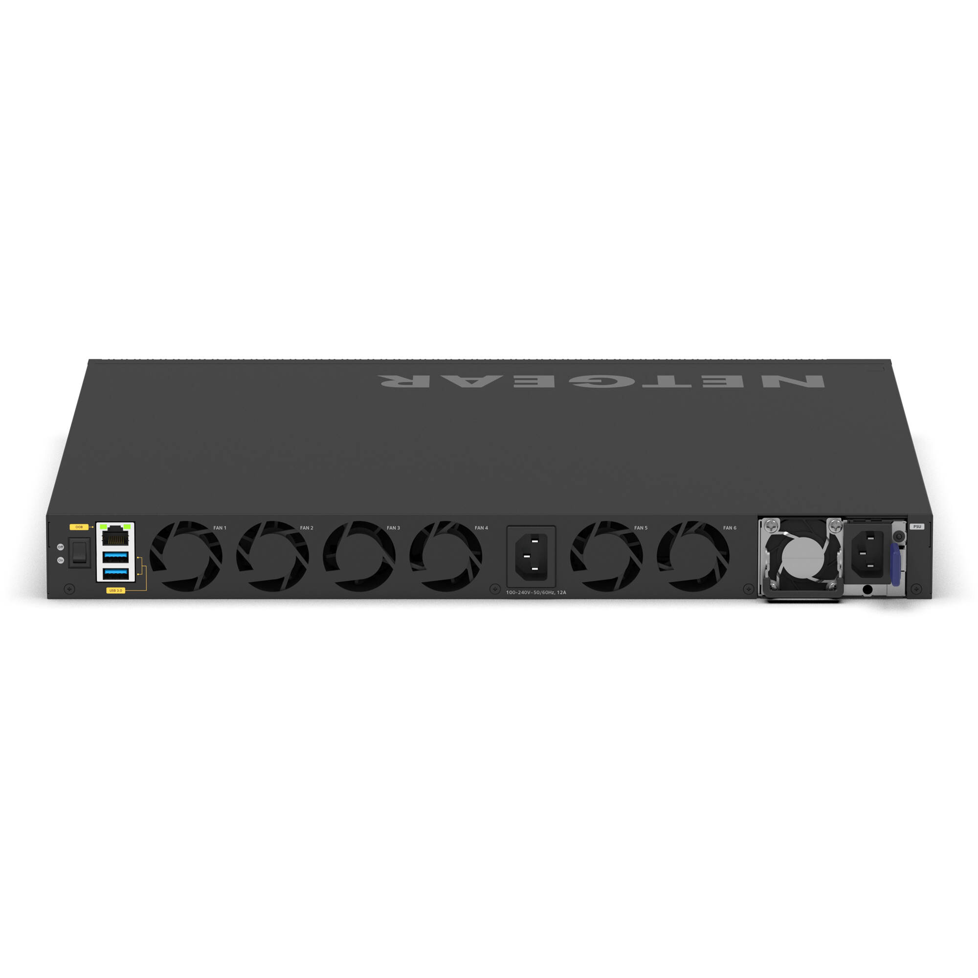 Netgear M4350-16V4C managed data center switch with 16 ports and 10GbE rack-mount design — view 4