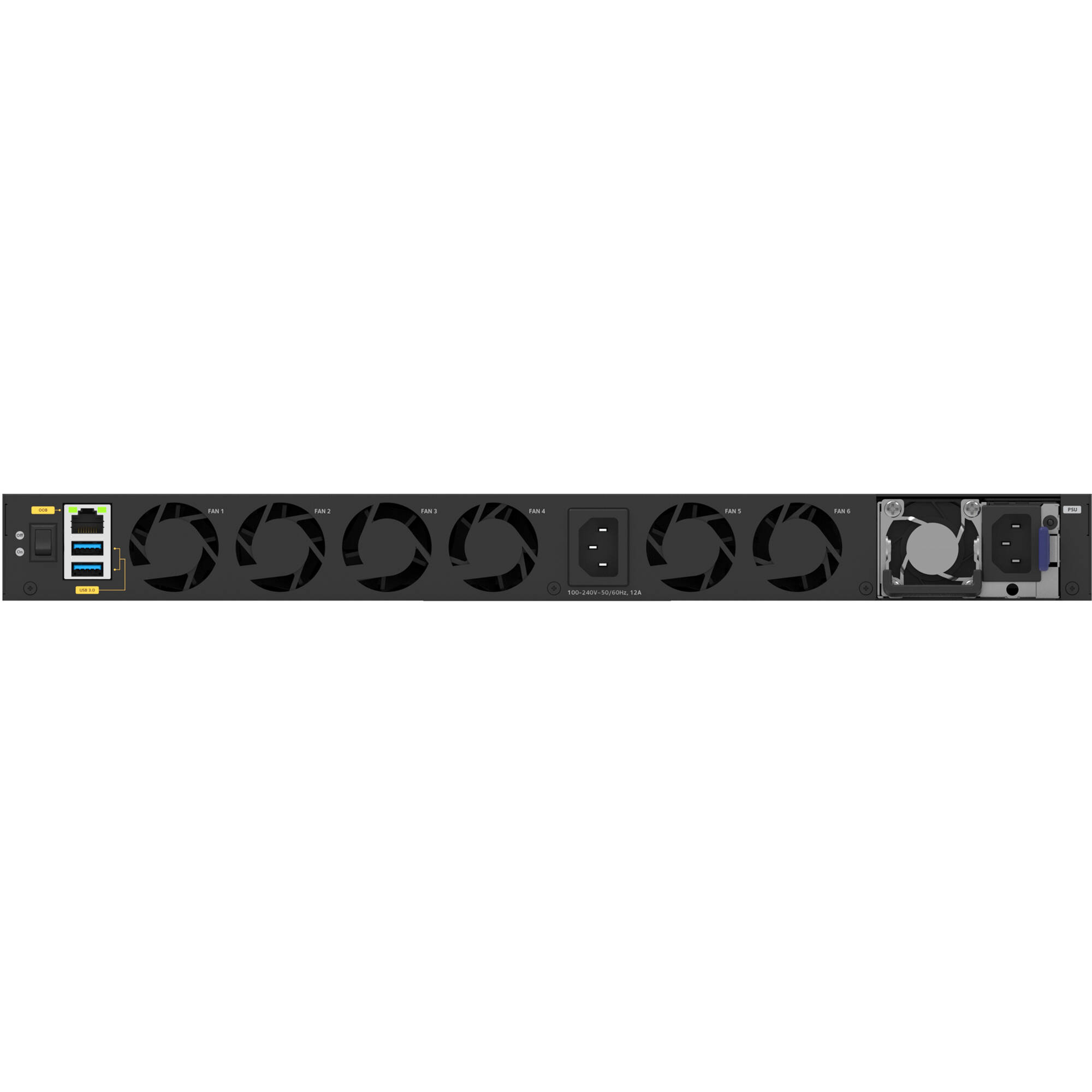 Netgear M4350-16V4C managed data center switch with 16 ports and 10GbE rack-mount design — view 7