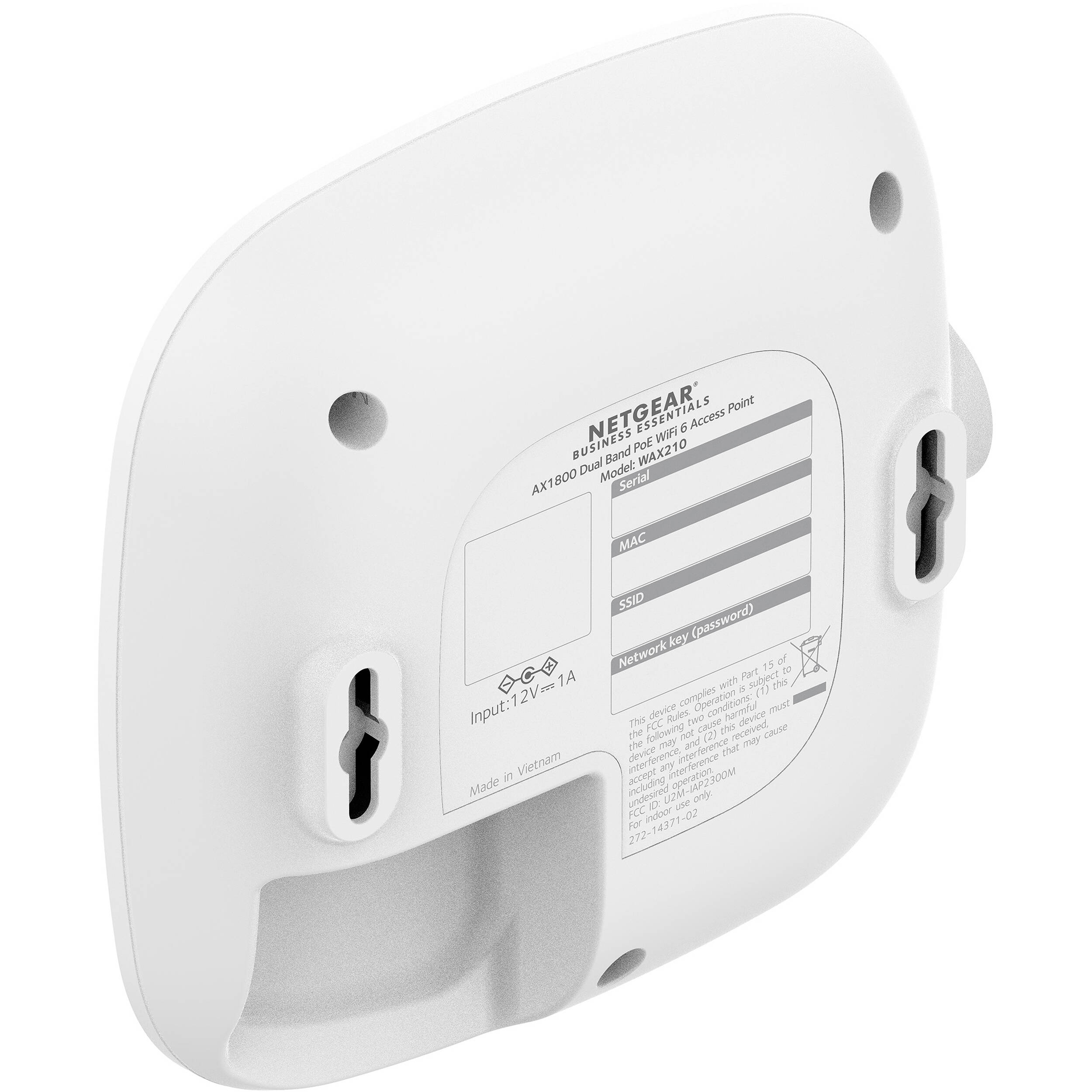 NETGEAR WAX210 AX1800 WiFi 6 indoor access point with Gigabit PoE — view 10