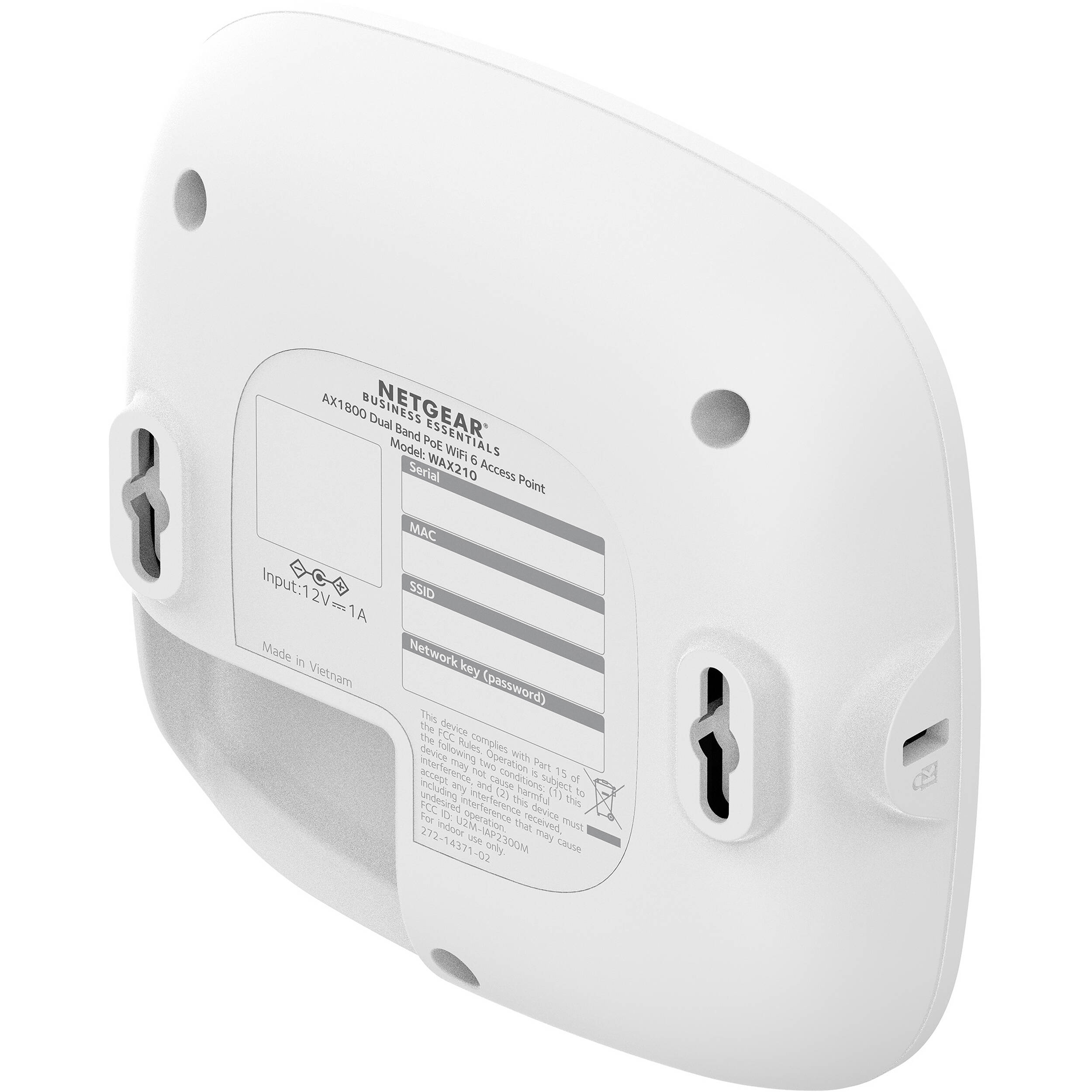 NETGEAR WAX210 AX1800 WiFi 6 indoor access point with Gigabit PoE — view 9