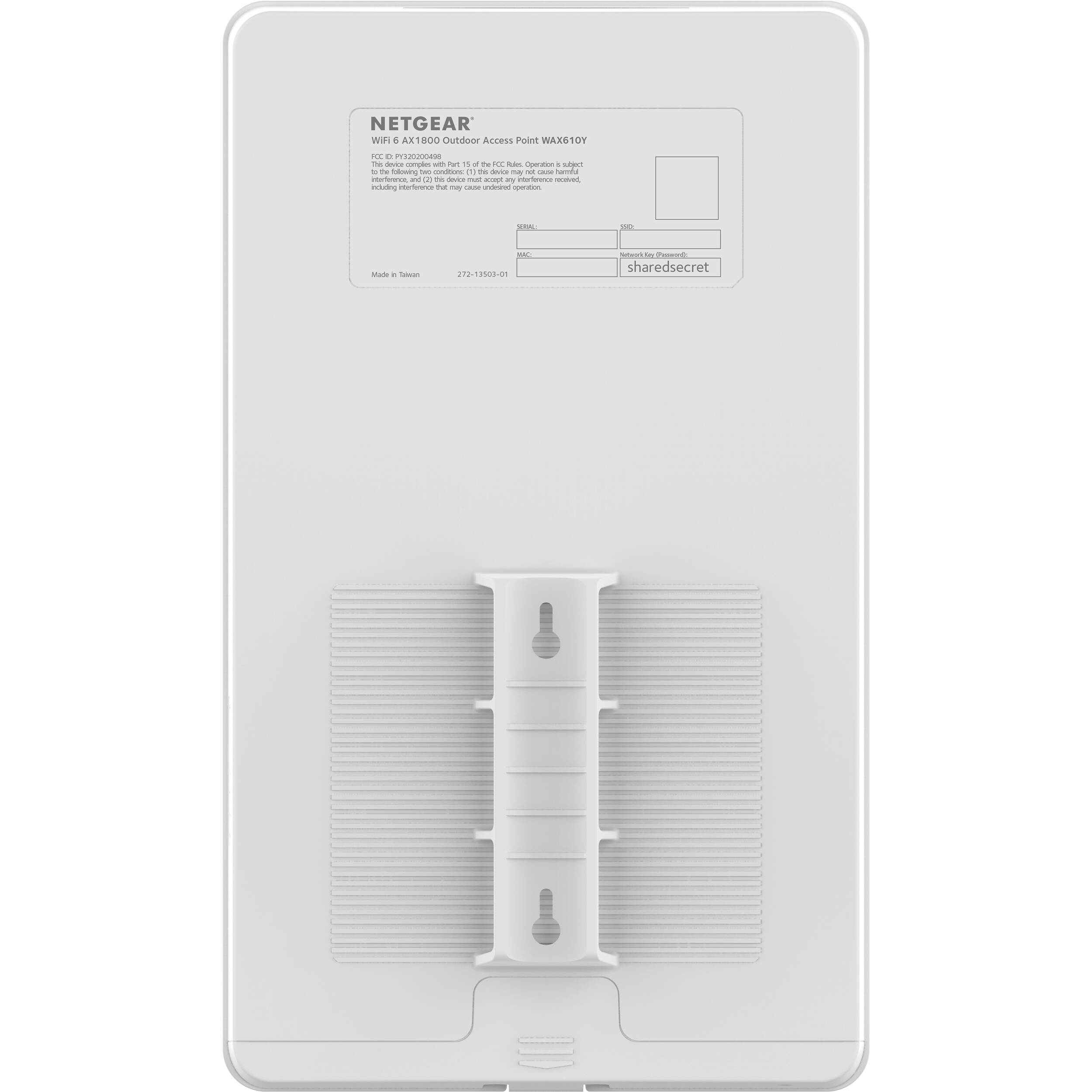 Netgear WAX610Y WiFi 6 outdoor access point for business wireless coverage — view 4