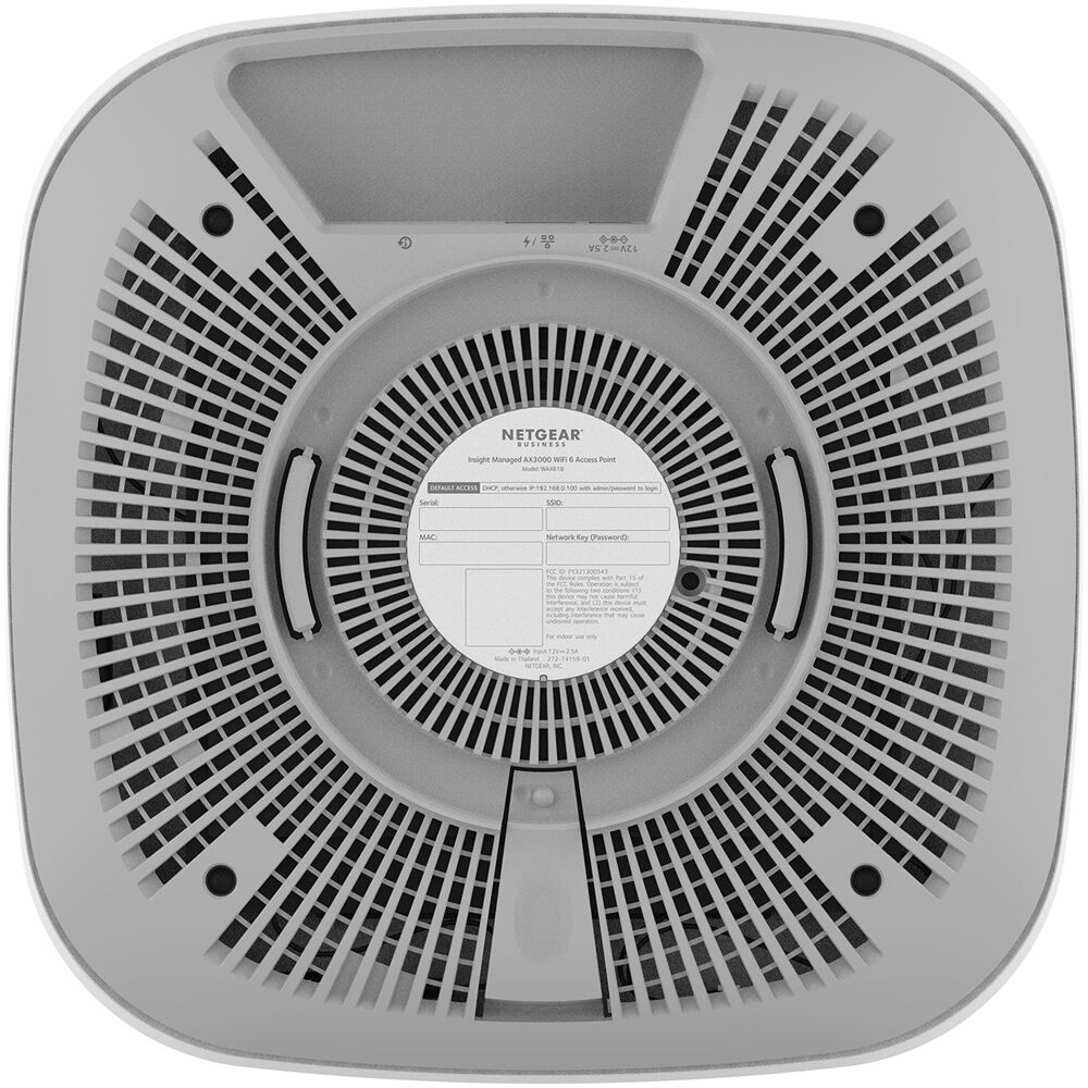 Netgear WAX618 Insight Managed WiFi 6 AX3000 indoor access point with multi-gig PoE — view 5