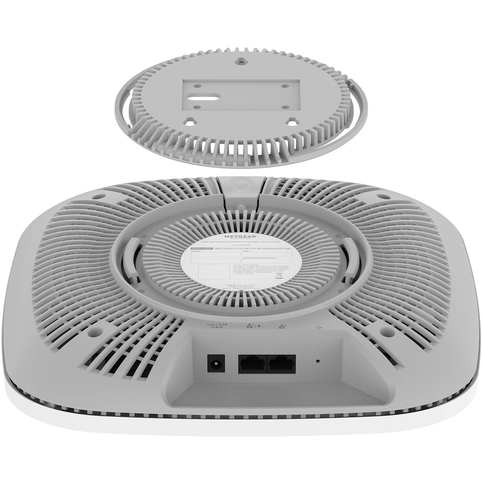 Netgear WAX638E WiFi 6E AX7800 app-managed access point for enterprise wireless coverage — view 10