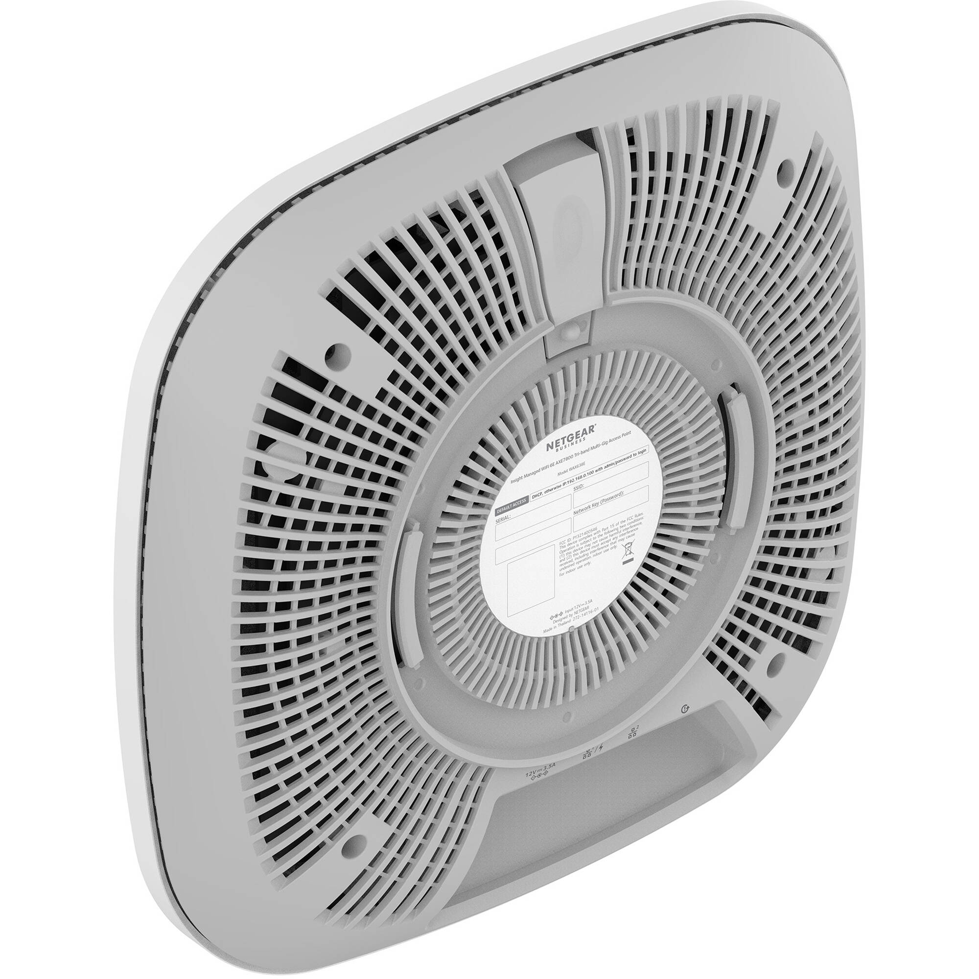 Netgear WAX638E WiFi 6E AX7800 app-managed access point for enterprise wireless coverage — view 7