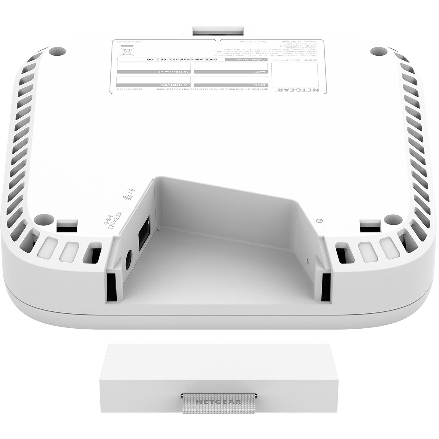 Netgear WBE710 WiFi 7 tri-band PoE indoor access point with 2.5G Ethernet — view 13