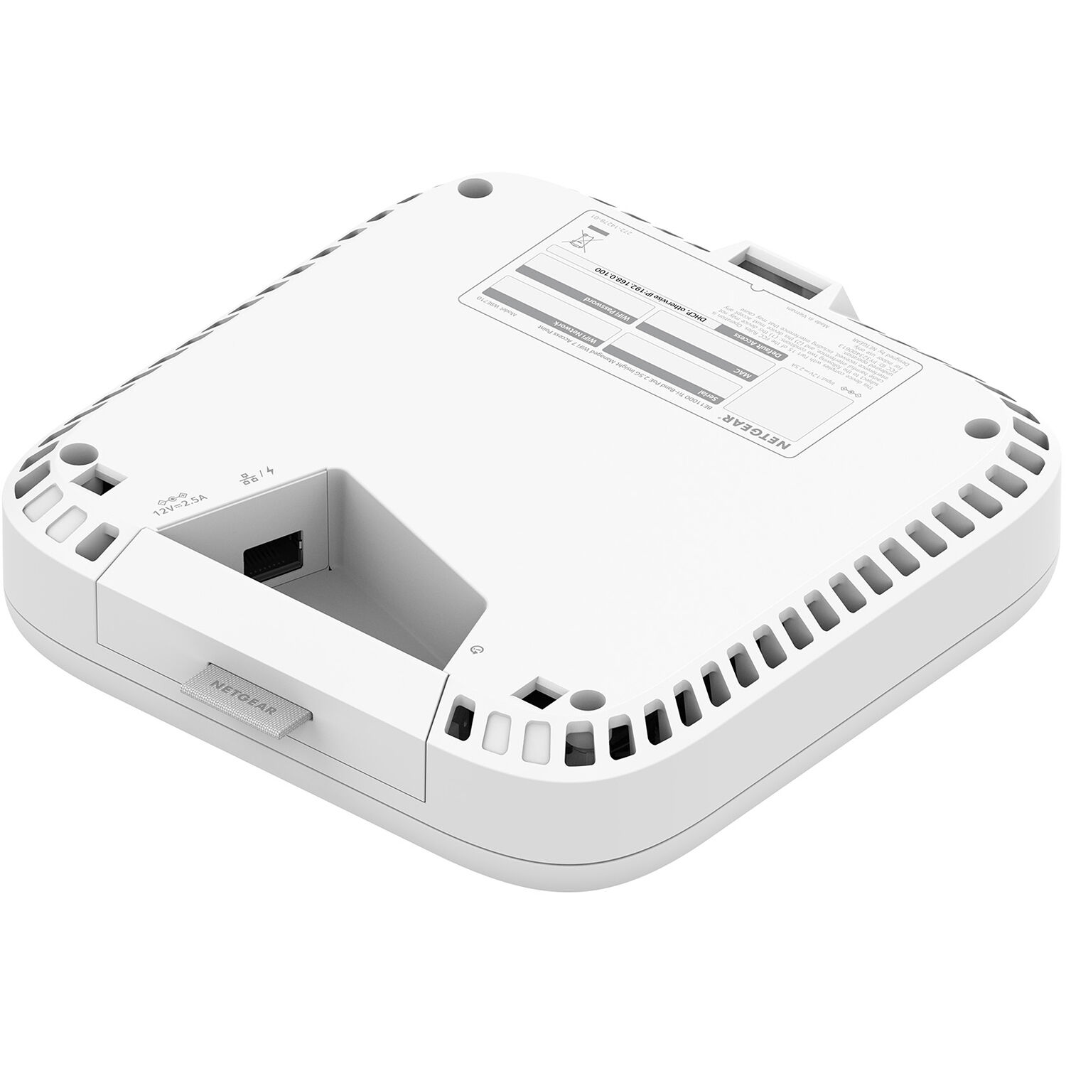 Netgear WBE710 WiFi 7 tri-band PoE indoor access point with 2.5G Ethernet — view 14