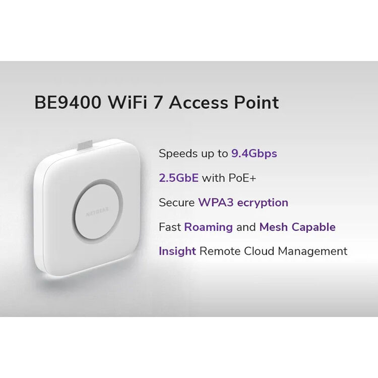 Netgear WBE710 WiFi 7 tri-band PoE indoor access point with 2.5G Ethernet — view 20