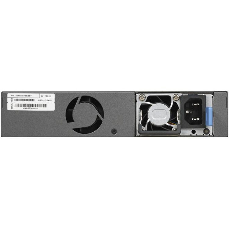 NETGEAR M4300 8X8F managed Layer 3 rack-mount switch with 16 ports and 8 SFP+ slots — view 4