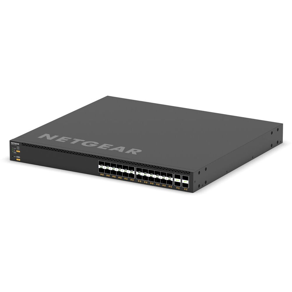 Netgear M4350-24F4V managed data center switch with 28 ports and 10GbE connectivity — view 3