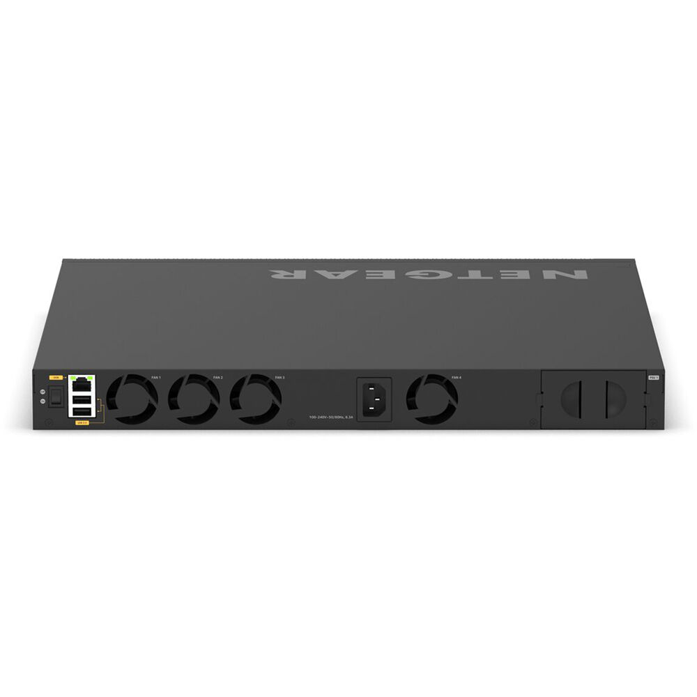 Netgear M4350-24F4V managed data center switch with 28 ports and 10GbE connectivity — view 4