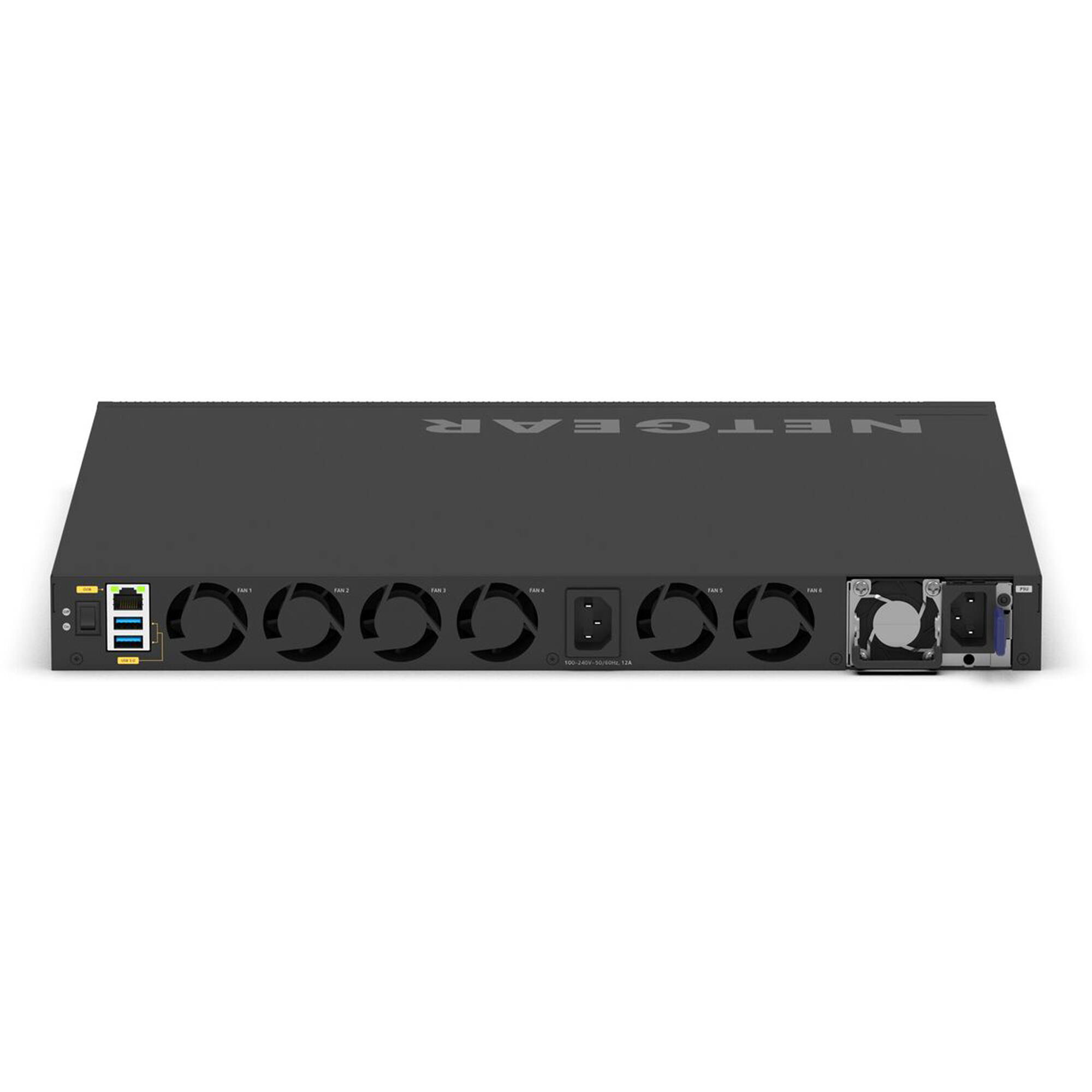 Netgear M4350-36X4V managed data center switch with 36 ports and 4 SFP+ uplink slots — view 4