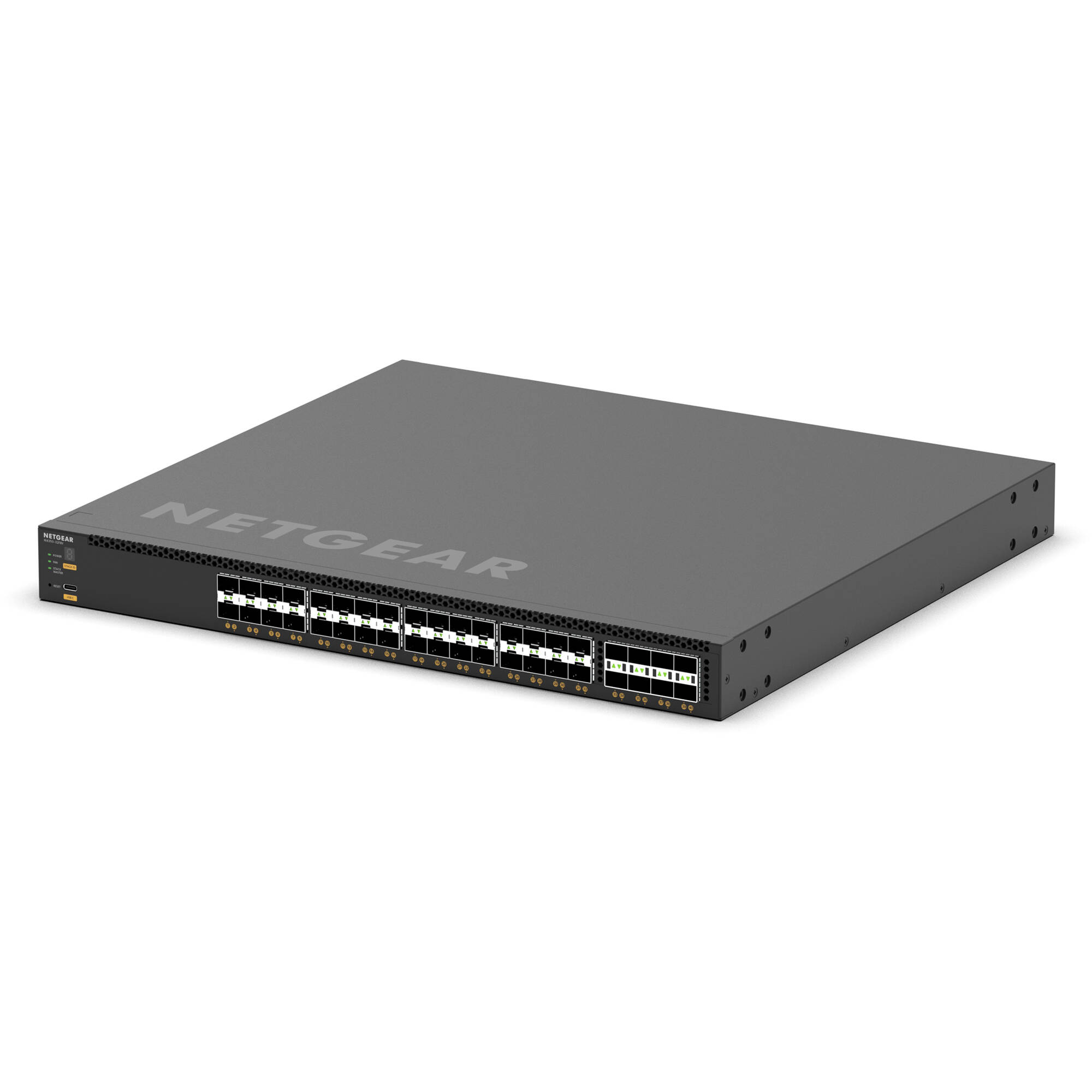 Netgear M4350-32F8V managed data center switch with 10GbE connectivity and 32-port configuration — view 3