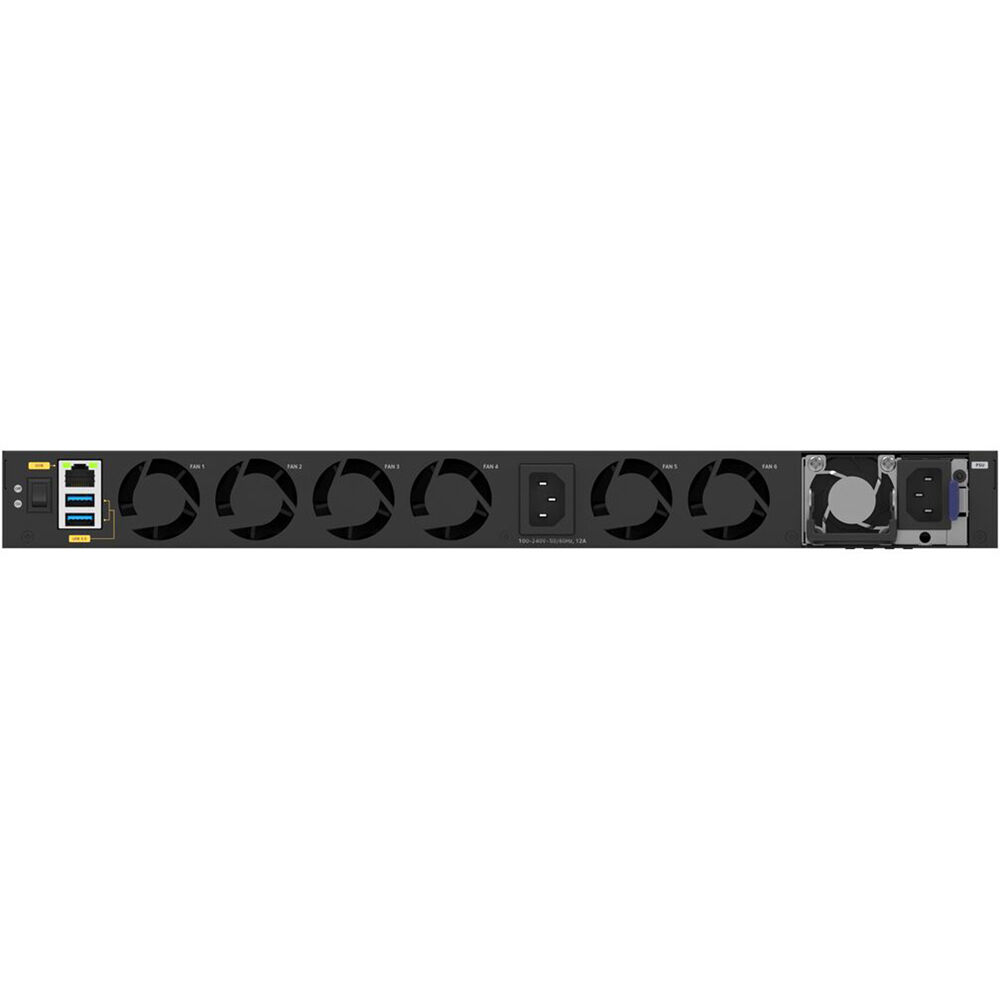 Netgear M4350-24X8F8V managed data center switch with 24 10GbE ports and 8 SFP+ uplink slots — view 8