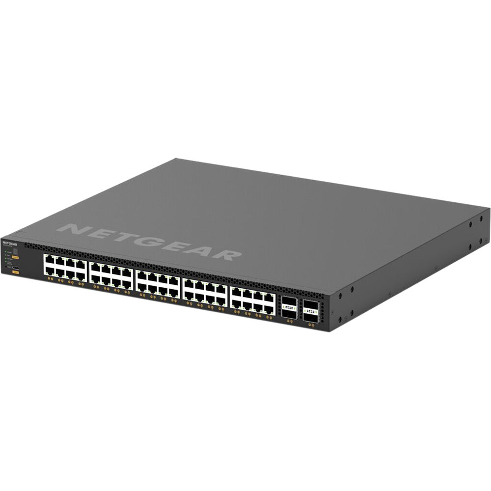 Netgear M4350-40X4C managed data center switch with 40 10GbE ports and 4 SFP+ uplinks — view 2