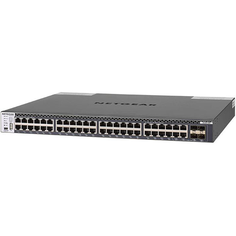 Netgear M4300-48X 48-port 10GbE managed data center switch for high-density rack aggregation — view 2