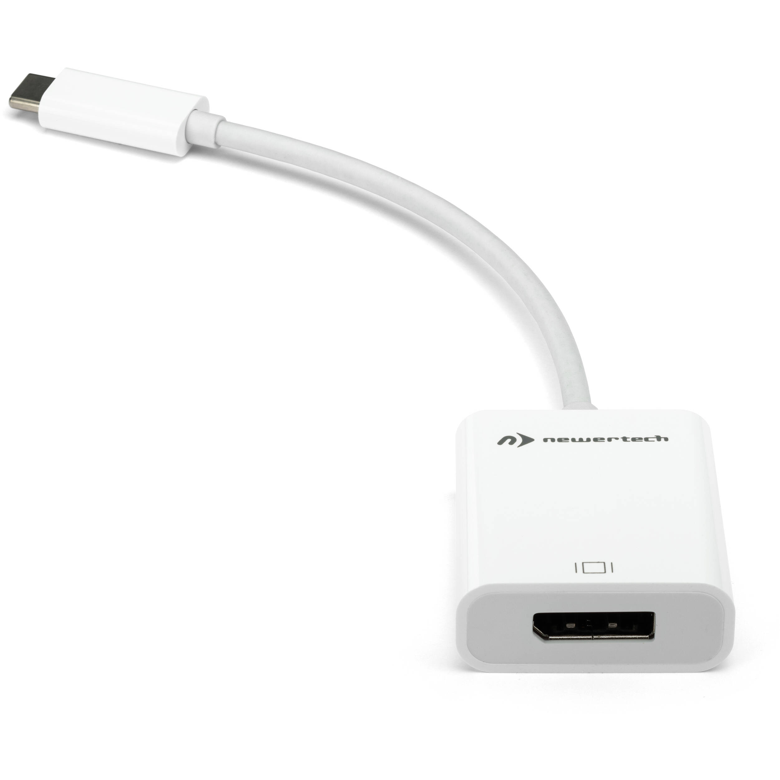 NewerTech USB-C to DisplayPort 8K display adapter for connecting a USB-C laptop to a DisplayPort monitor with HDR support — view 3