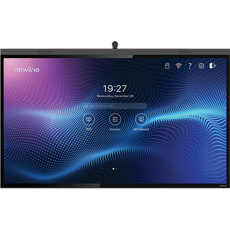Newline Z Pro 65 in 4K capacitive multi-touch display with Google EDLA certification and 4K camera — view 2