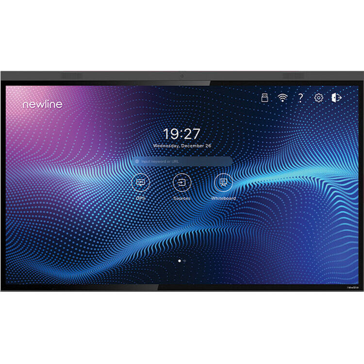 75 in Newline Z Pro 4K multi-touch display with USB Type-C and Google EDLA certification — view 2