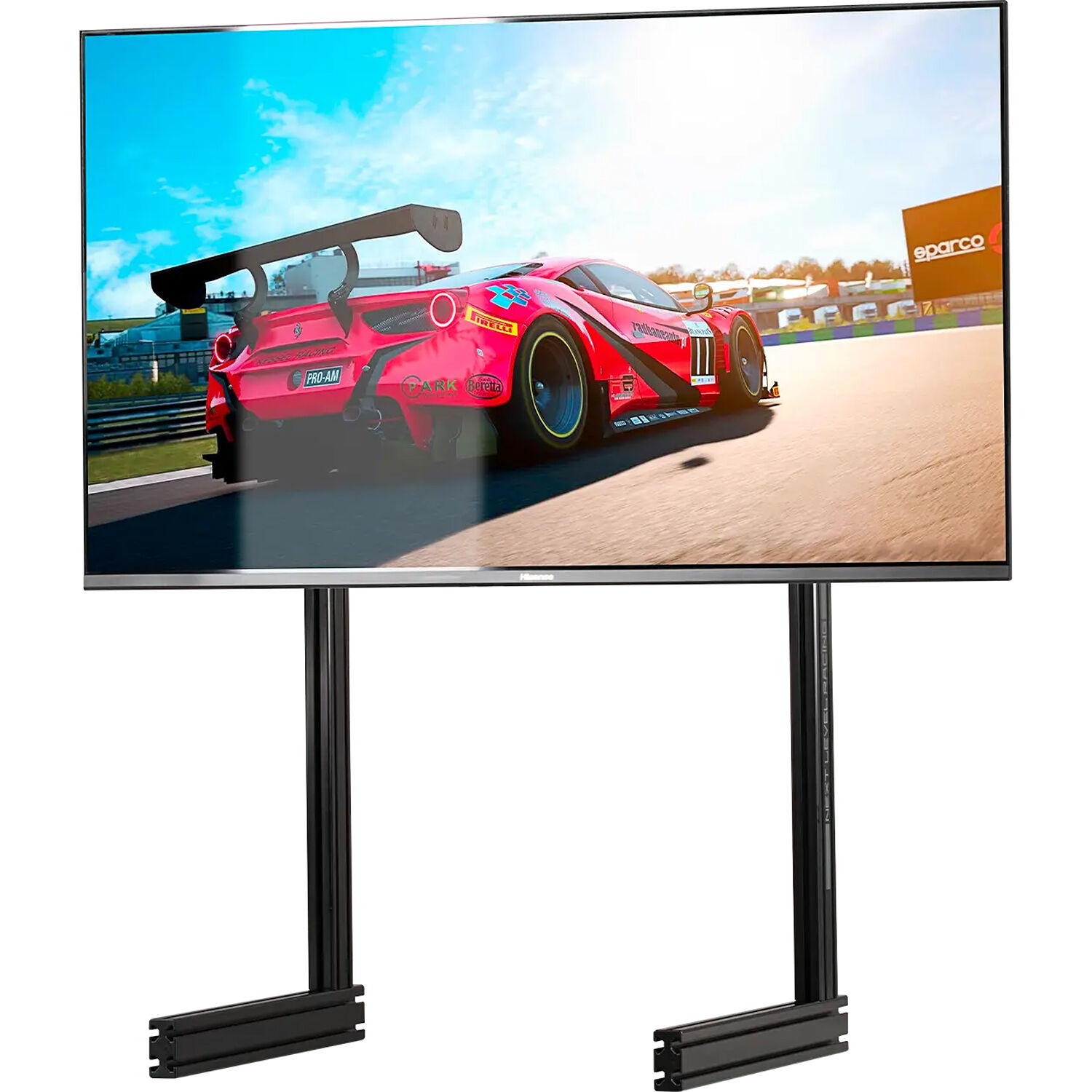 NEXT LEVEL RACING Elite Free Standing Single Monitor Stand Black Edition for one display — view 4
