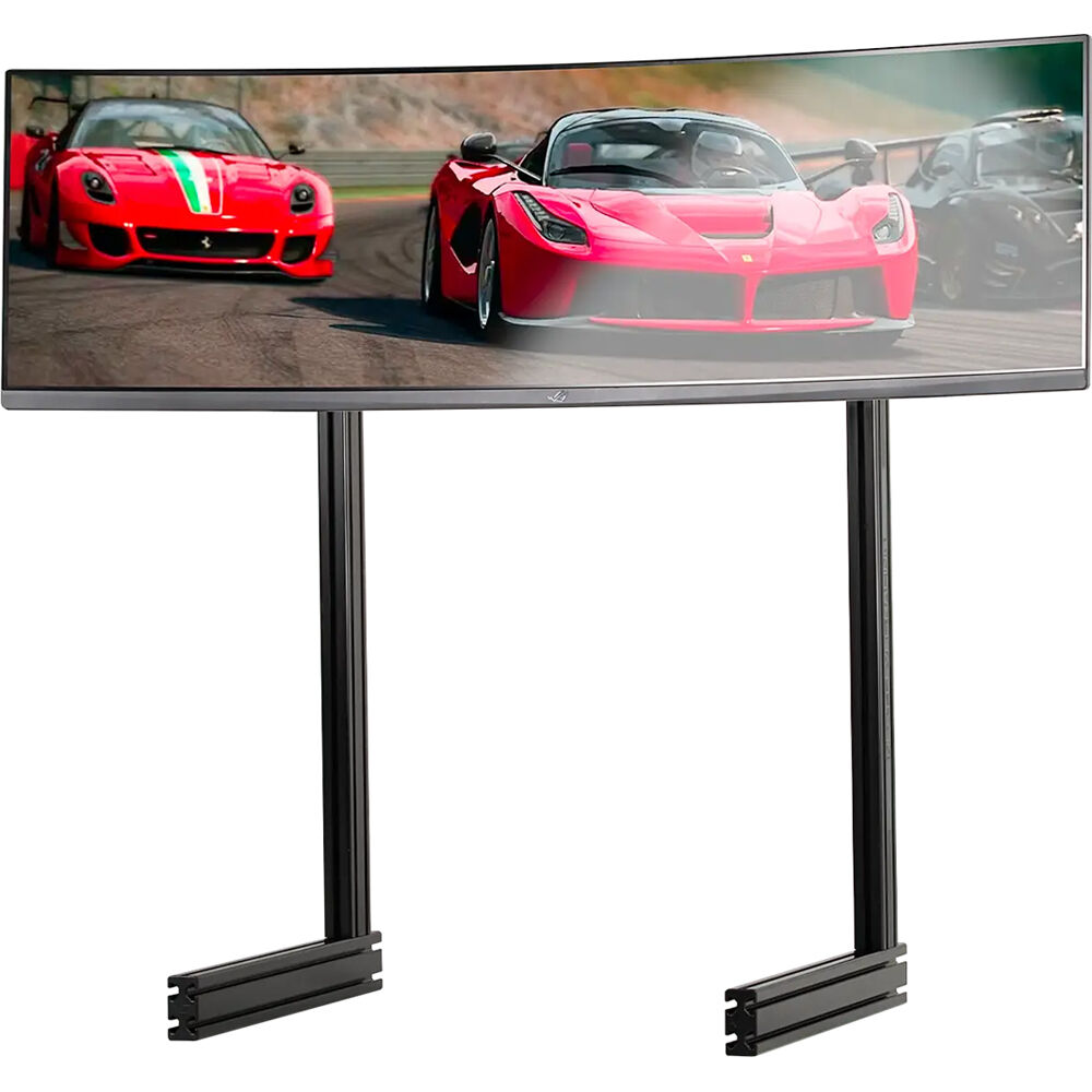 NEXT LEVEL RACING Elite Free Standing Single Monitor Stand Black Edition for one display — view 5