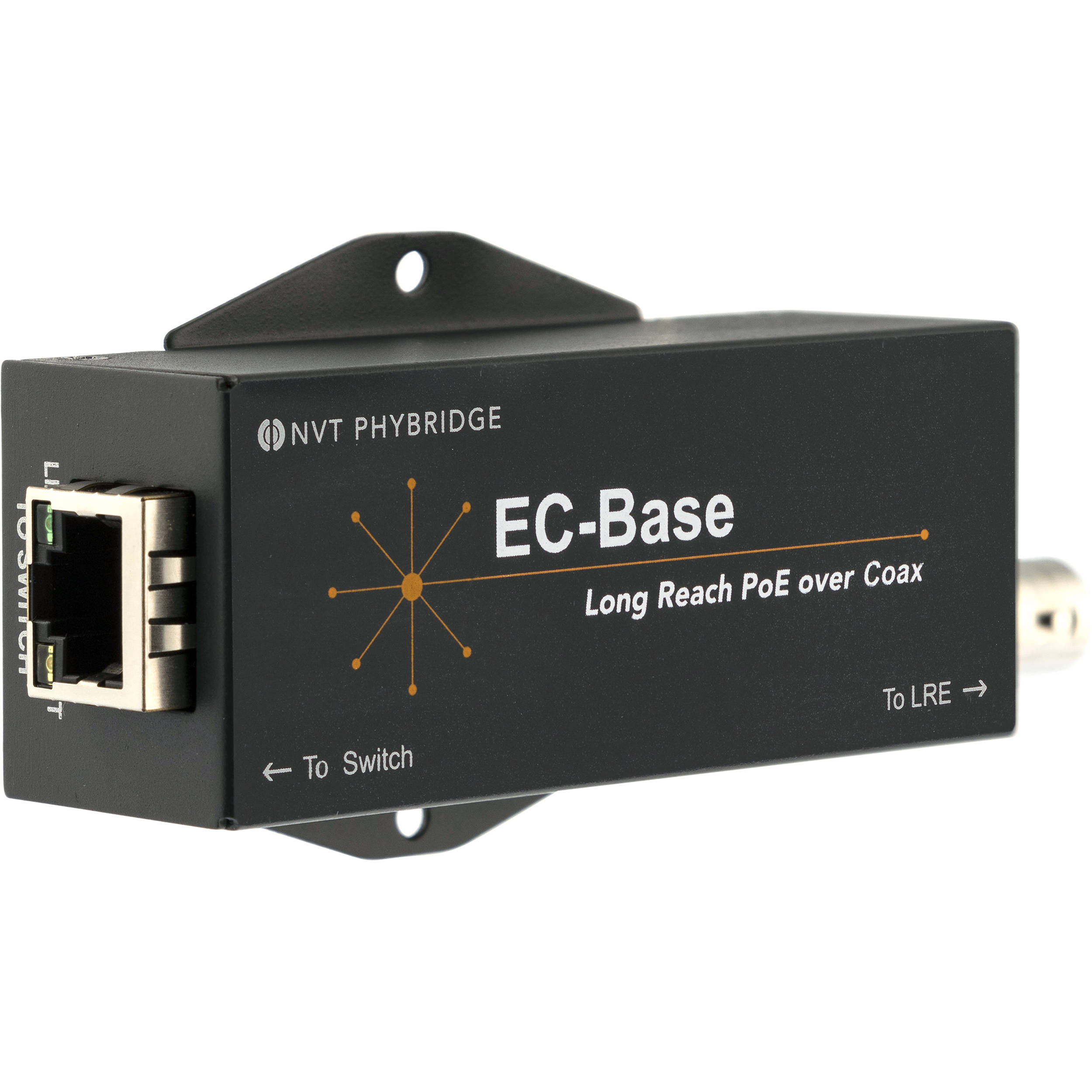EC-Base: Long Reach PoE++ extender for EoC when paired with EC-Link+ (50    Watts) or EC-Link (30 Watts); local power option. Meets EN 50121-4 (Railway/Subway) - single unit - 5 YR warranty included — view 2
