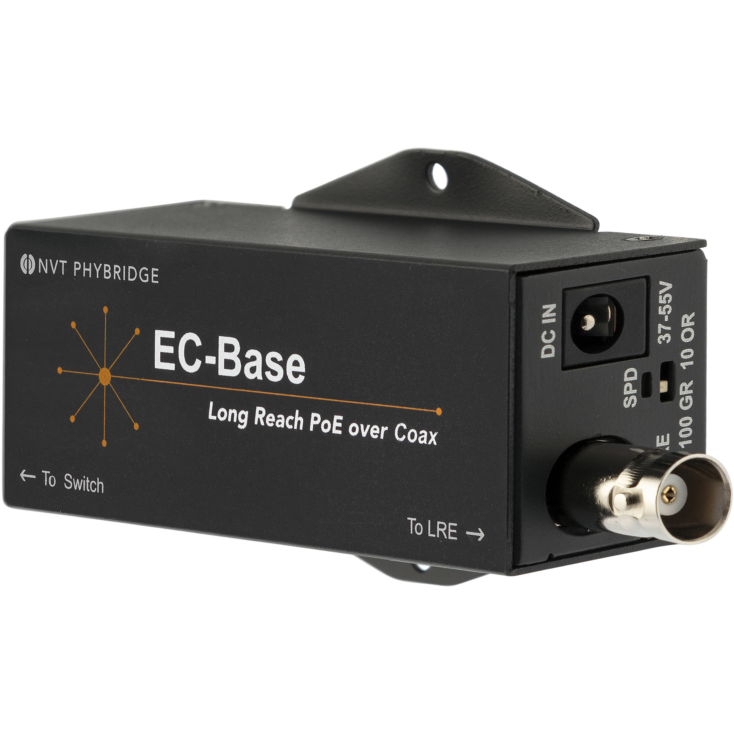 EC-Base: Long Reach PoE++ extender for EoC when paired with EC-Link+ (50    Watts) or EC-Link (30 Watts); local power option. Meets EN 50121-4 (Railway/Subway) - single unit - 5 YR warranty included — view 3