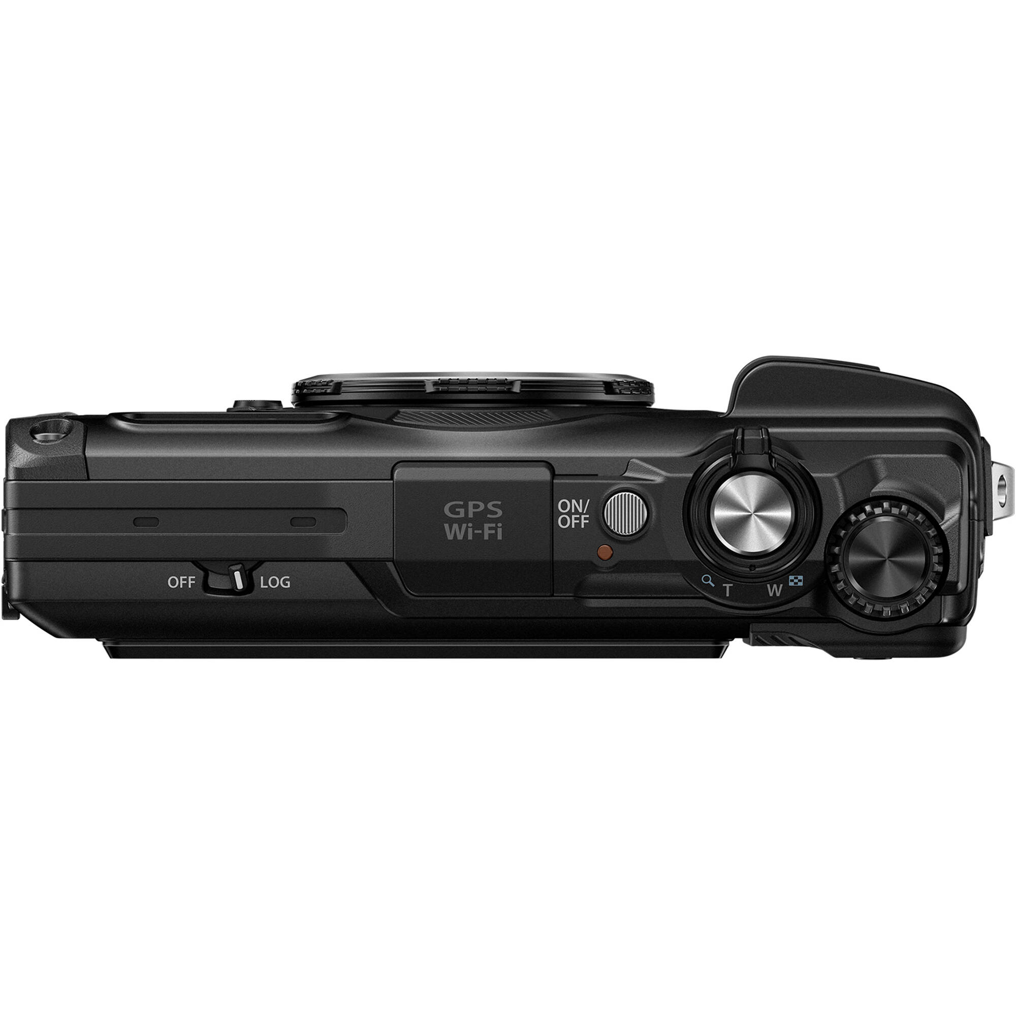 OM SYSTEM Tough TG-7 black rugged waterproof digital camera — view 3