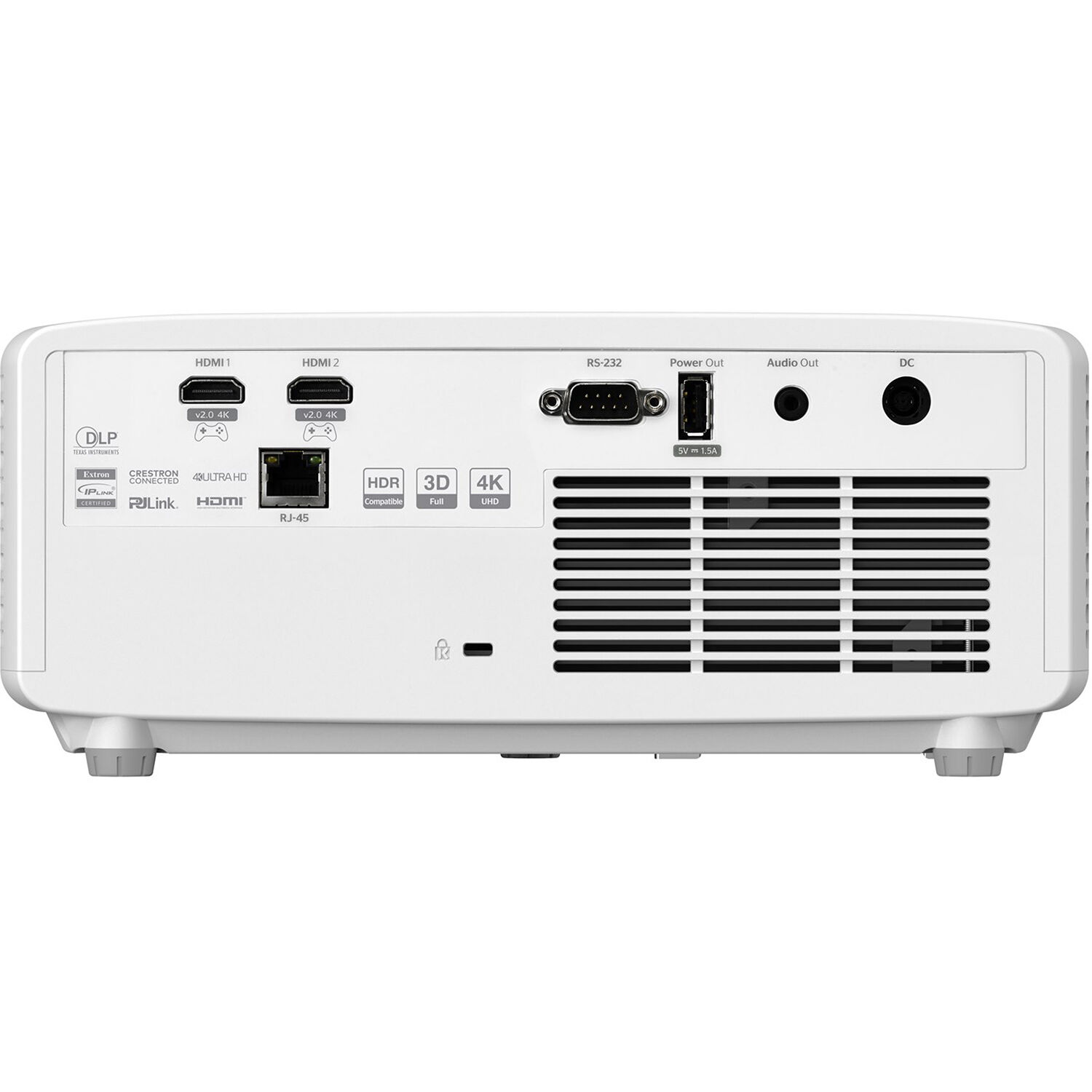 Optoma ZK430ST 4K UHD laser projector with 3,700 lumens and short throw lens — view 6