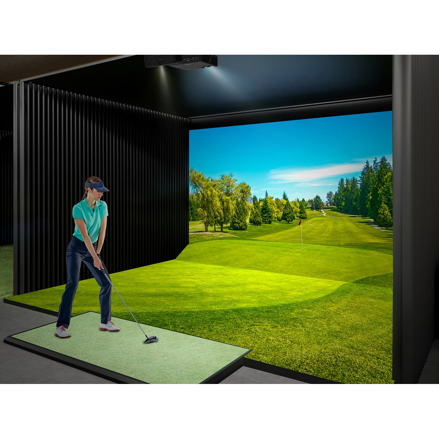 Optoma ZU507TST WUXGA 5,000 lumen short throw laser projector for immersive and simulation spaces — view 13