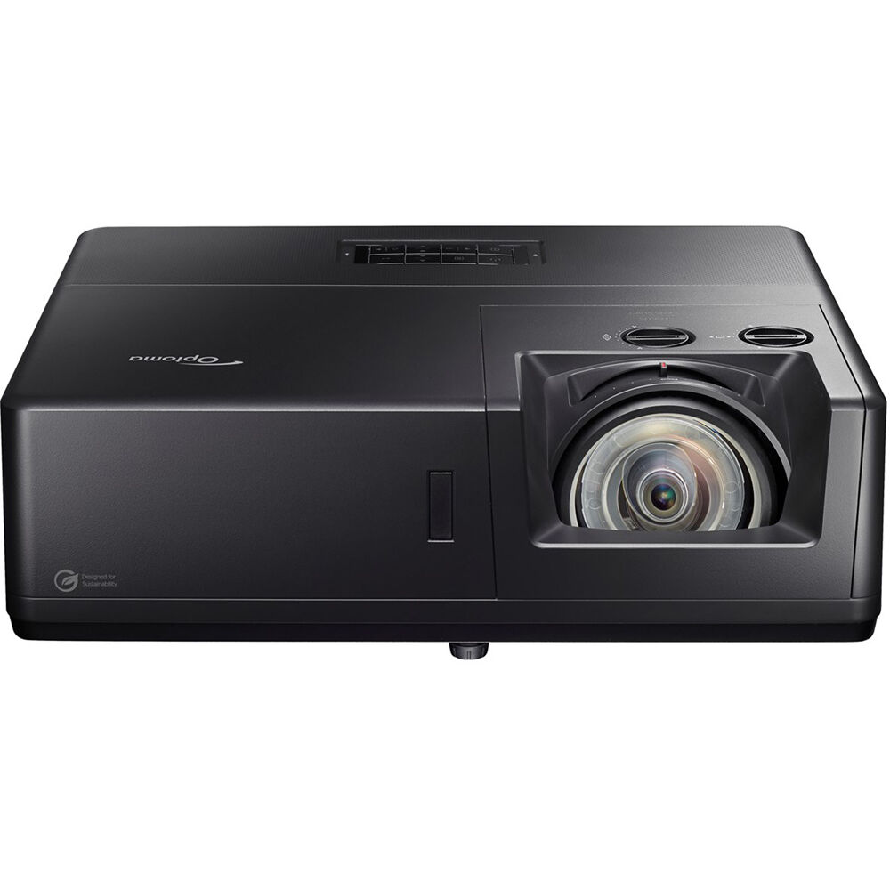 Optoma ZU507TST WUXGA 5,000 lumen short throw laser projector for immersive and simulation spaces — view 2