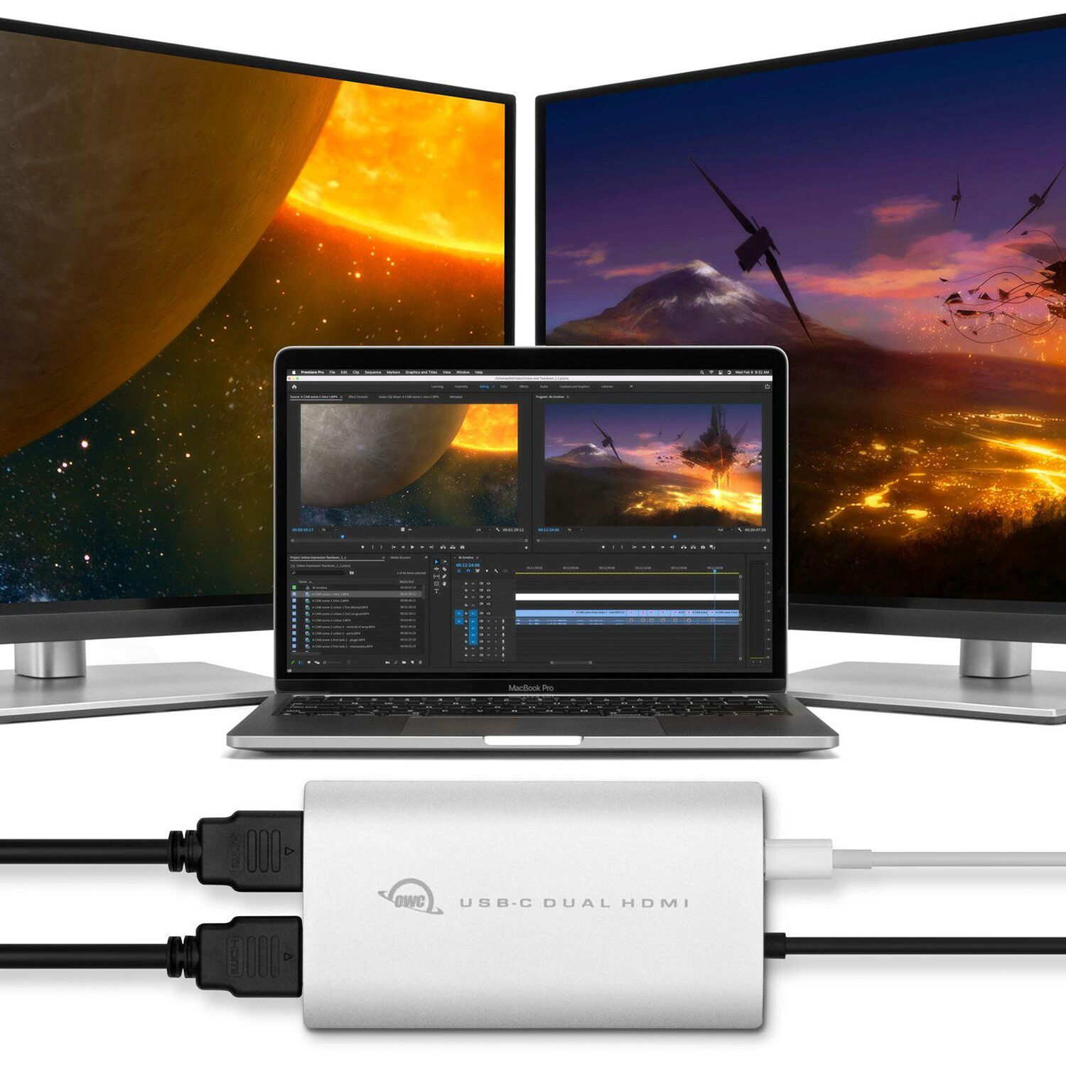 OWC USB C to Dual HDMI Adptr — view 8