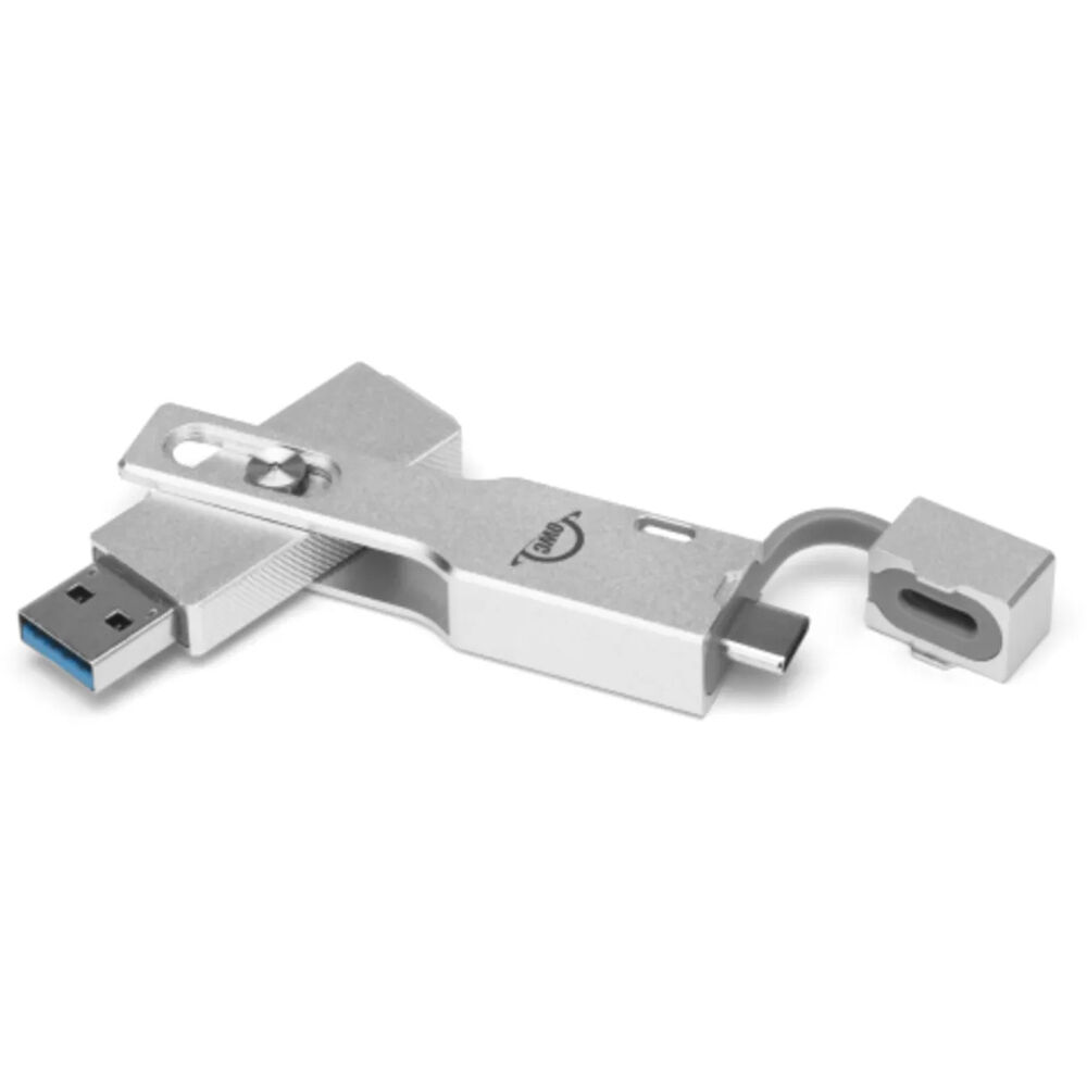 OWC 2TB Envoy Pro mini portable external SSD with USB-C and USB-A support — view 2