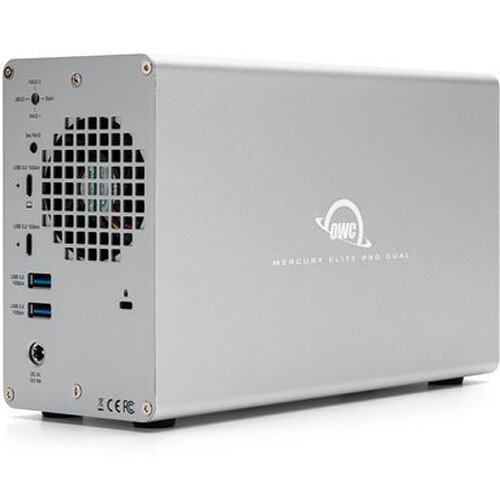 OWC Mercury Elite Pro Du Enc dual-bay desktop enclosure with USB 10Gb/s hub — view 5