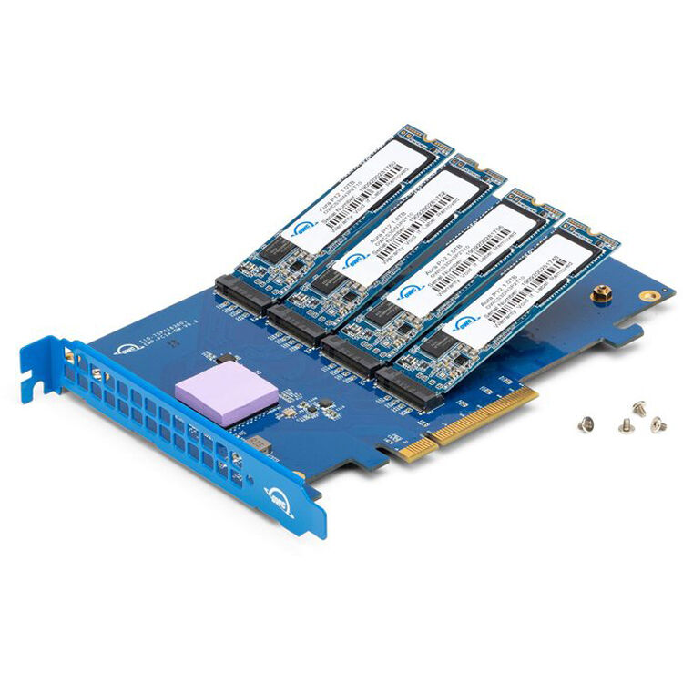OWC Accelsior 4M2 2TB NVMe PCIe 3.0 x8 add-in card for high-performance storage — view 11