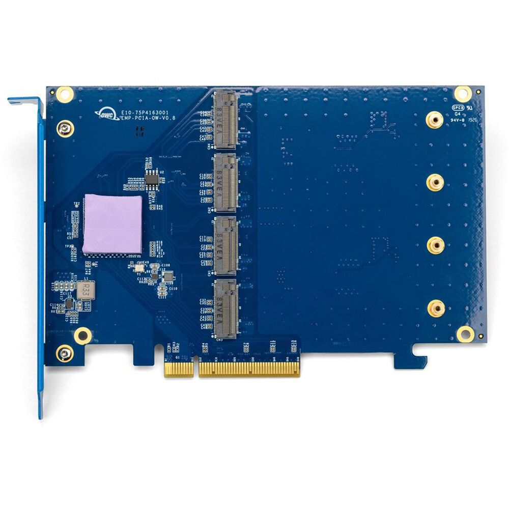 OWC Accelsior 4M2 2TB NVMe PCIe 3.0 x8 add-in card for high-performance storage — view 5