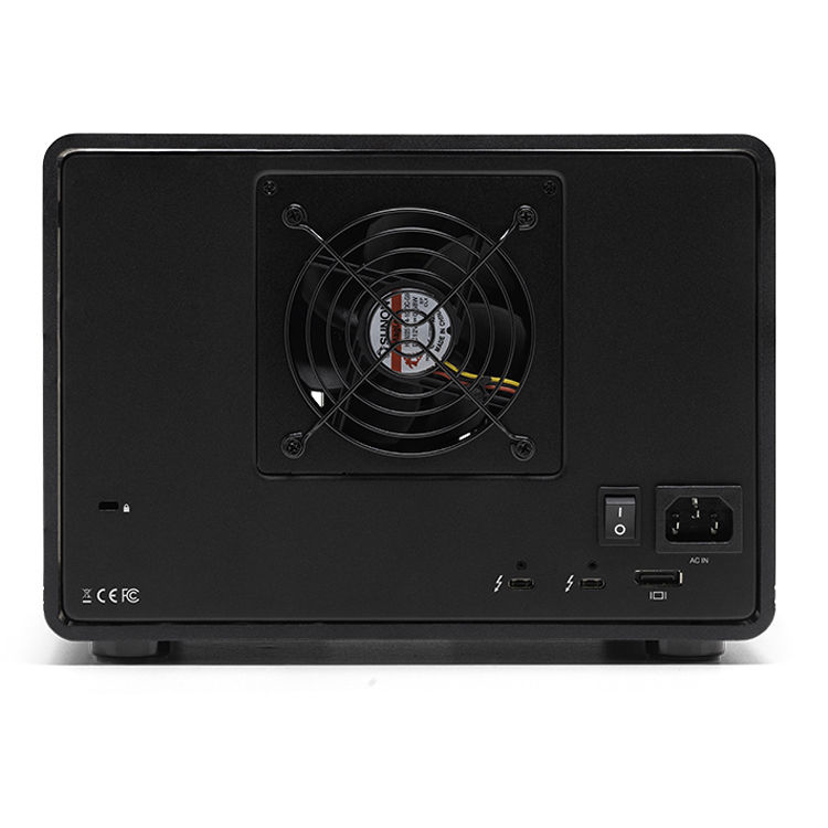 OWC ThunderBay 8 RAID 128TB external storage enclosure with Thunderbolt connectivity — view 2
