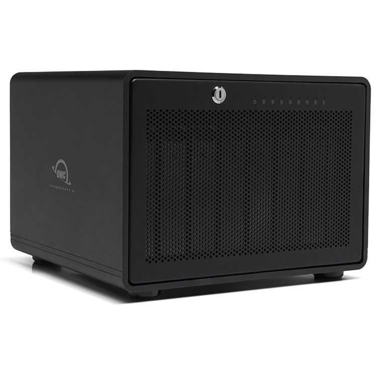 OWC ThunderBay 8 RAID 128TB external storage enclosure with Thunderbolt connectivity — view 4